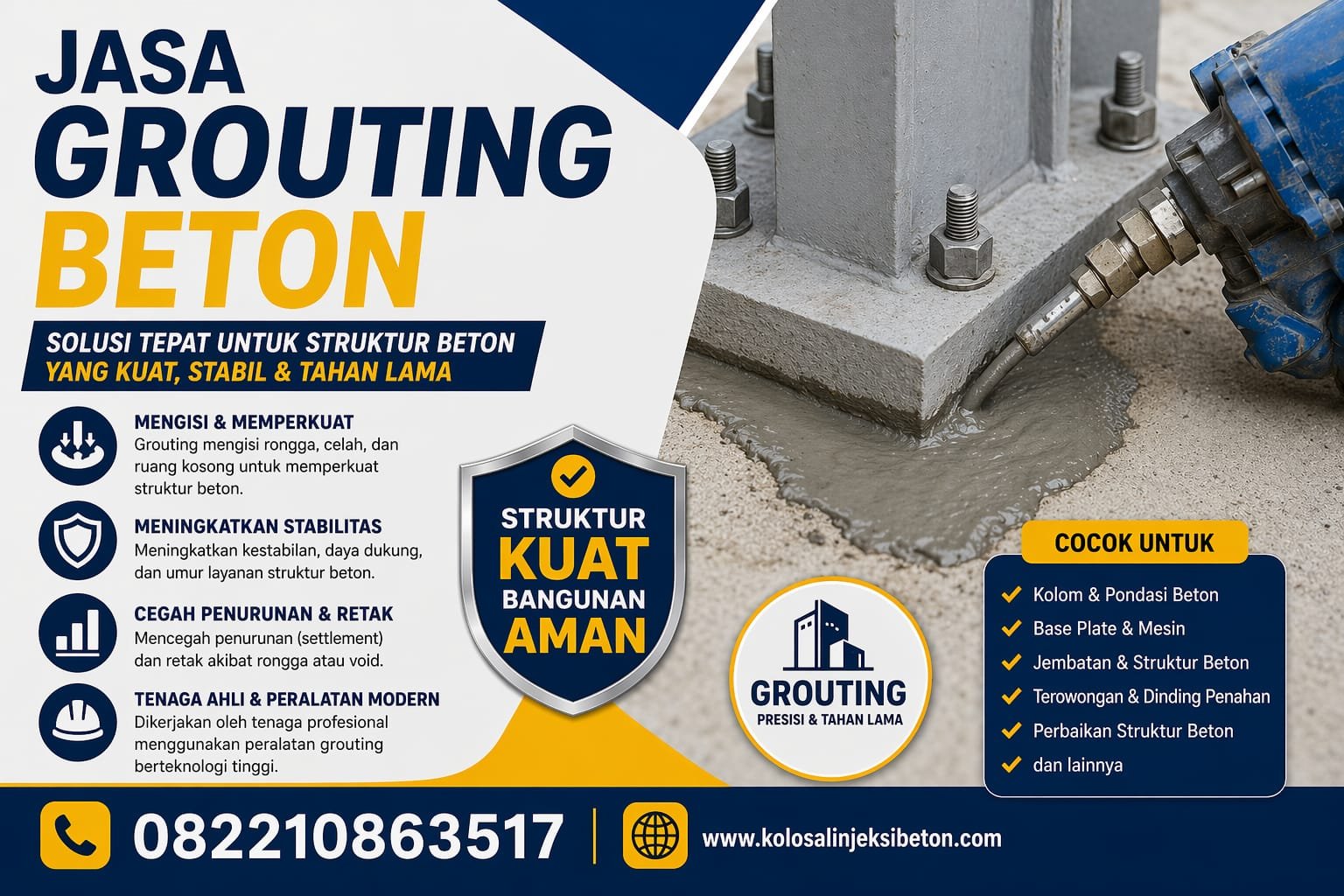 Material Grouting Beton Berkualitas