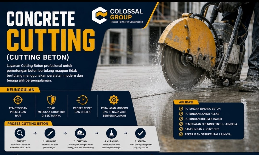Hasil Akhir Poles Beton Mengkilap