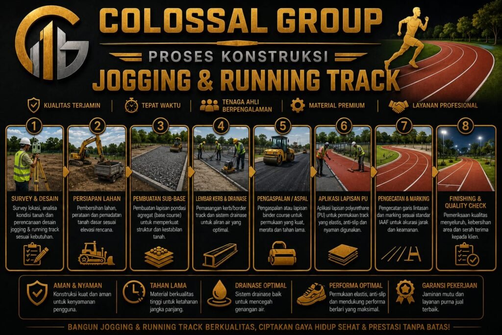 Konstruksi Jogging Track Profesional